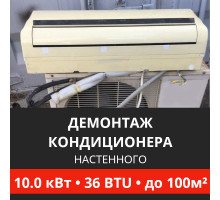 Демонтаж настенного кондиционера Energolux до 10.0 кВт (36 BTU) до 100 м2