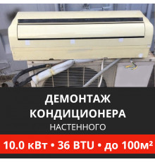 Демонтаж настенного кондиционера Energolux до 10.0 кВт (36 BTU) до 100 м2