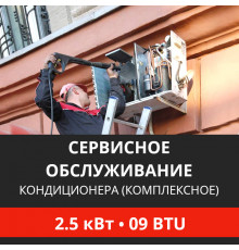 Комплексное сервисно-техническое обслуживание кондиционера Energolux до 2.5 кВт (09 BTU)